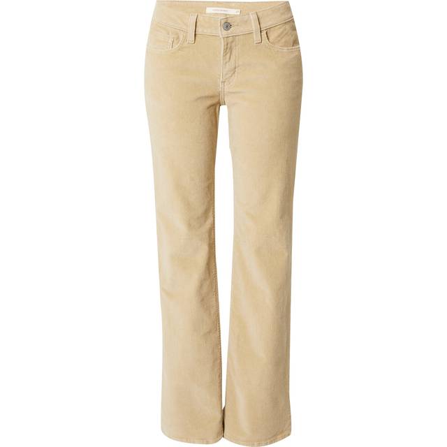 Levi's – Beige bootcut-jeans i manchester med extra låg midja-Naturlig