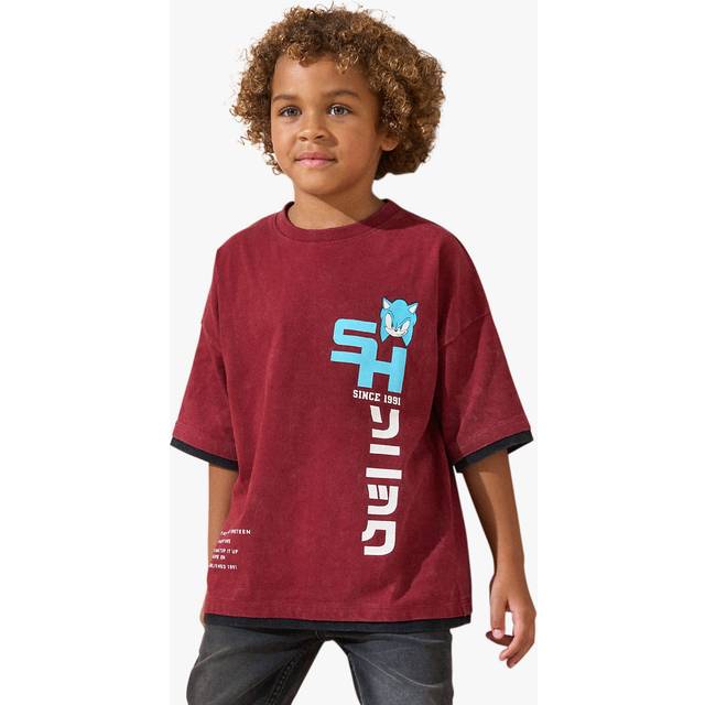 Angel & Rocket Kids' Sonic Tee, Red