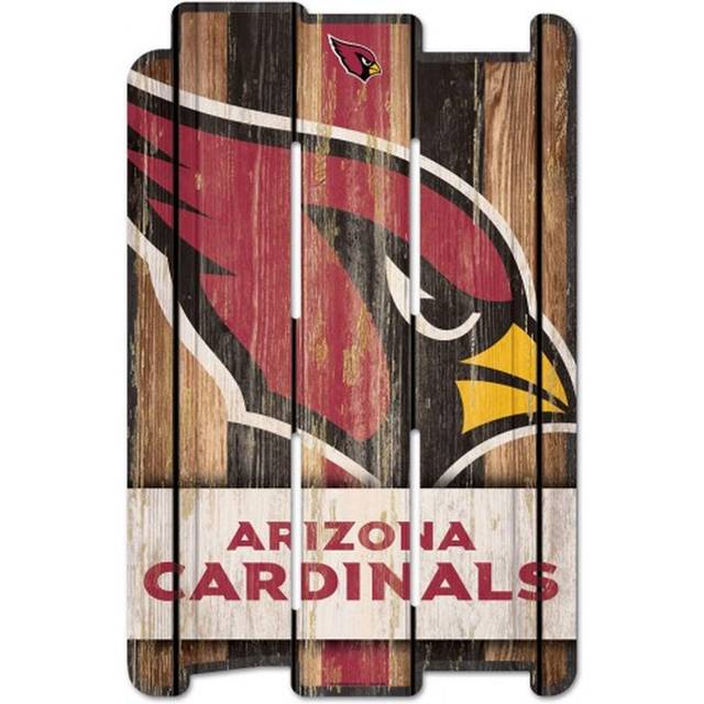 Arizona Cardinals Sign 11x17 Wood Fence Style