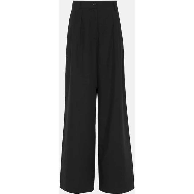 Joseph Forest wool-blend voile wide-leg pants - black (UK 4)