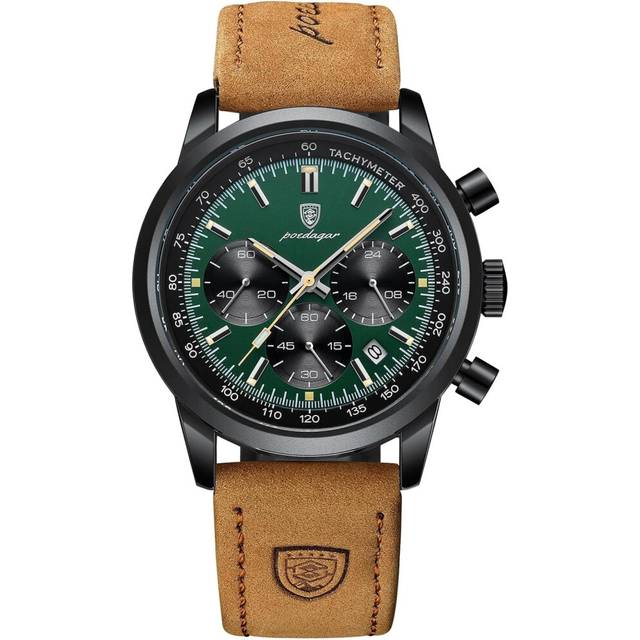 VEANXIN Chronograph Watches for Men Analog Quartz Luminous Mens Watches Business Sport Casual Men's Wrist Watches Date 30M Waterproof Elegant Gift f