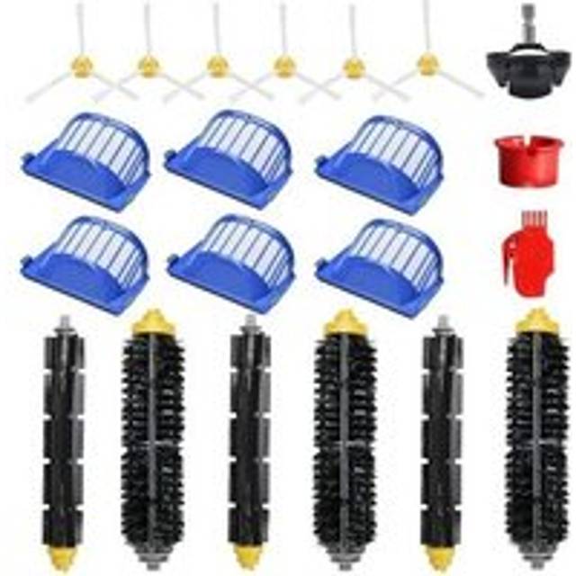 Pink Accessories kit for iRobot Roomba 600 series 671 692 694 697 698 650 651 660 690 Broom brush filter roll Replacement parts