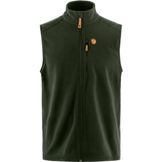 Fjällräven Men's Övik Lite Fleece Vest Deep Forest, XL