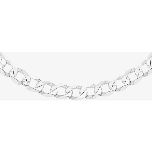 Sterling Silver 20 Inch Flat Curb Chain Necklace 8.13.6365