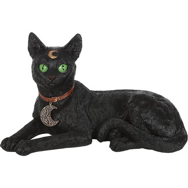 Something Different Laying Black Cat Figurine, Black