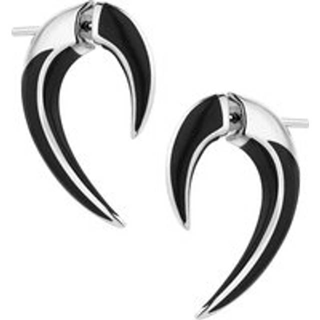 Shaun Leane Sabre Solis Talon Sterling Silver Ceramic Earrings - Silver