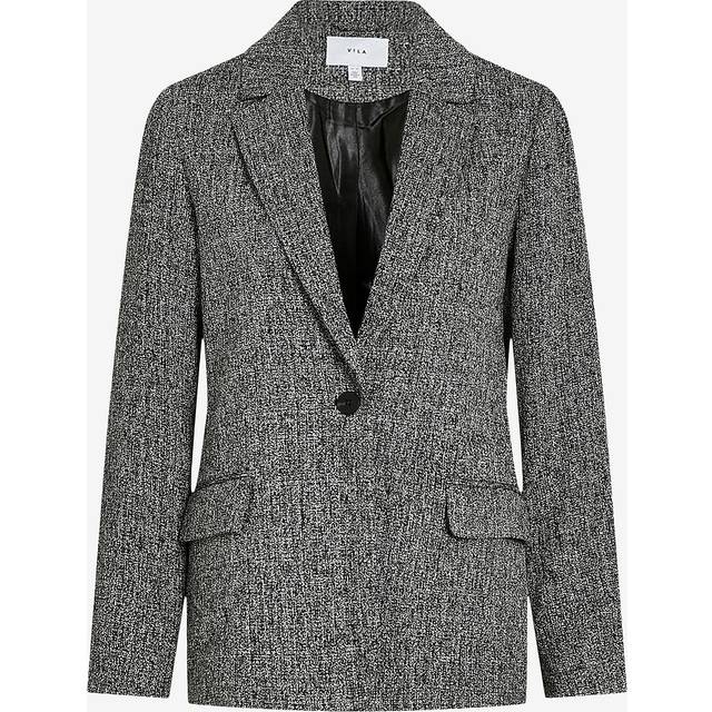 Vila Habitjakke L/S Blazer Sort