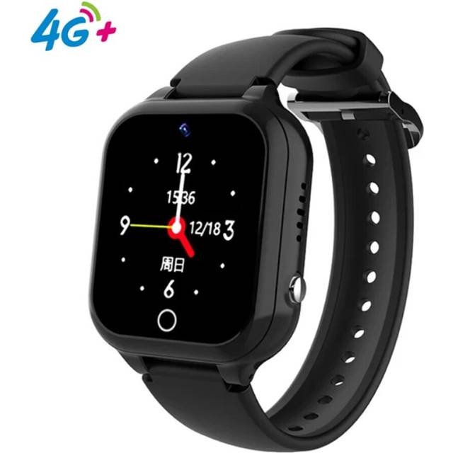 (black) C80 Smart Watch for Kids SIM Card 4G Call Video Intelligent Bracelet Voice