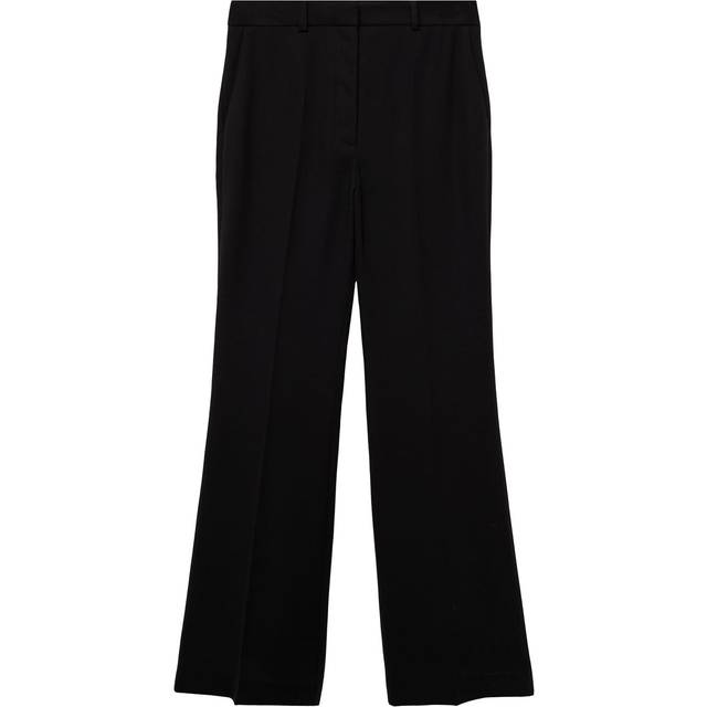 MANGO Wideleg Suit Trousers |Svart |36