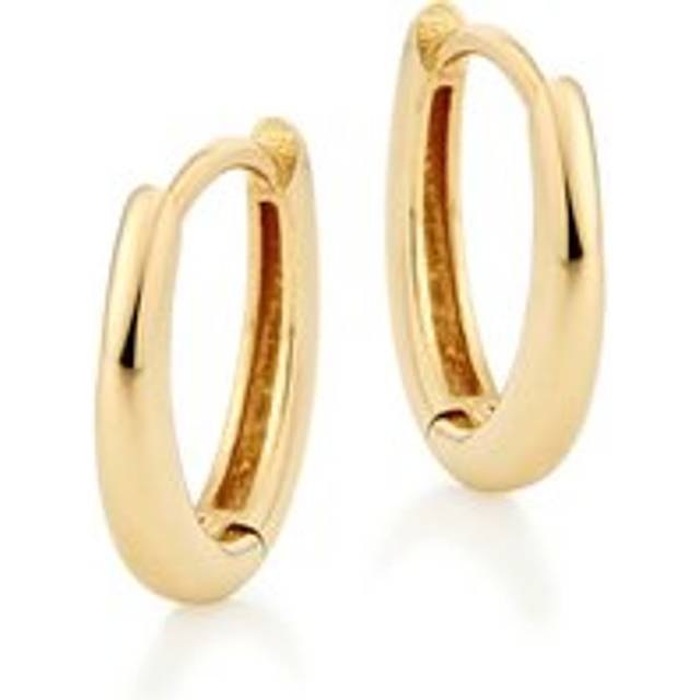 9ct Yellow Gold Huggie Hoop Earrings