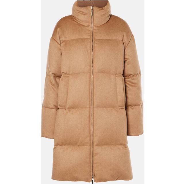 Dante Puffer Camel Wool Coat - CAMEL - 8