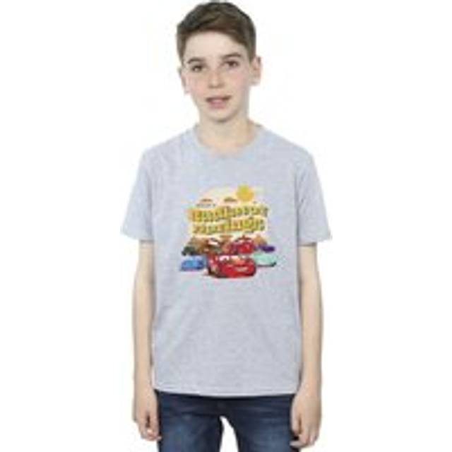 (3-4 Years, Sports Grey) Disney Boys Cars Radiator Springs Group T-Shirt