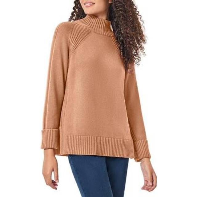 Jones New York Directional Mock Neck Sweater