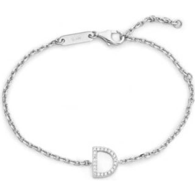 Armband irma letter bracelet d silver