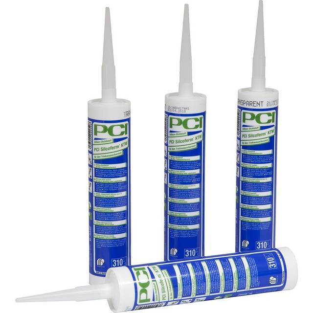 Pci silcoferm® ktw transparent silicone sealant for drinking water area