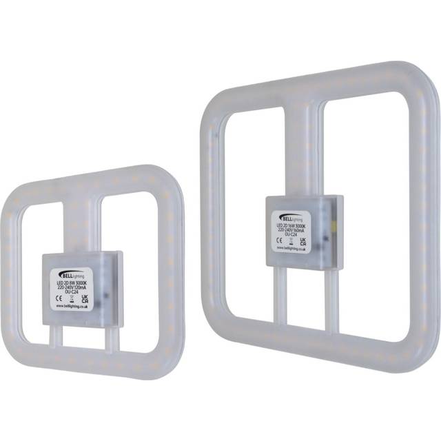 Bell GR8 Square 3000K 2D 2 Pin LED Lamp 8W