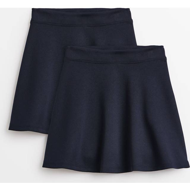 2 Pack Navy Jersey Skater Skirts 3 years
