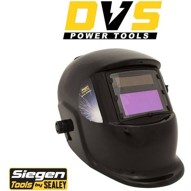Siegen By Sealey S01001 Welding Helmet Auto Darkening Shade 9-13 Welding Helmet