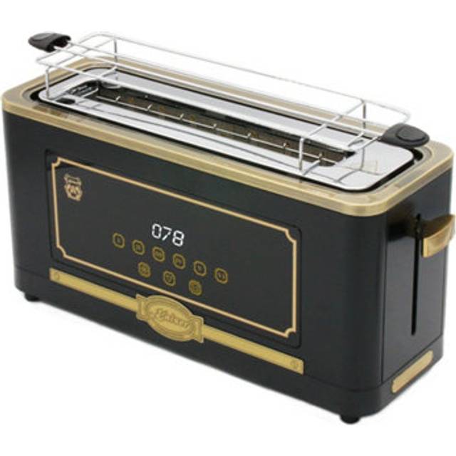(Black) Kaiser Empire Retro Electric 2 Slice Toaster