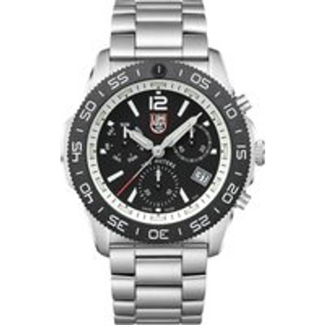 Luminox Pacific Diver Chronograph Stainless Steel Black Dial Quartz XS.3141.M 200M Men's Watch black