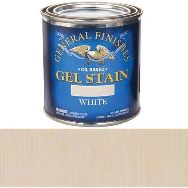 General Finishes Oil Base Gel Stain  1 Half-Pint  White