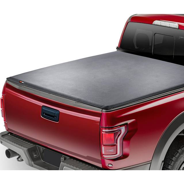VEVOR Truck Bed Cover, Roll Up Truck Bed Tonneau Cover, Compatible with 2019-2024 Chevy Silverado GMC Sierra 1500 (NOT FIT 19-24 Classic) Bed, for 5.8 x 5.3 ft Bed, Soft PVC, Roll Up Tonneau Cover