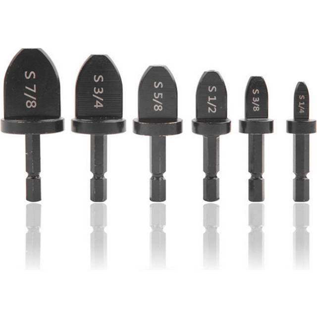 6Pcs Tube Expanders Air Conditioner Copper Tube Expander Swaging Tool Drill Bit Flaring Tool 6Pcs
