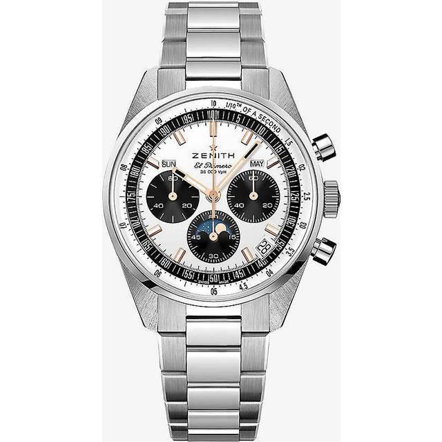 Zenith Unisex White 03.3400.3610/38.m3200 Chronomaster Original Triple Calendar Stainless-steel Automatic Watch 1 Size - WHITE