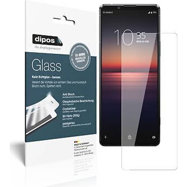 2x screen protector for sony xperia 1 ii flexible glass 9h dipos
