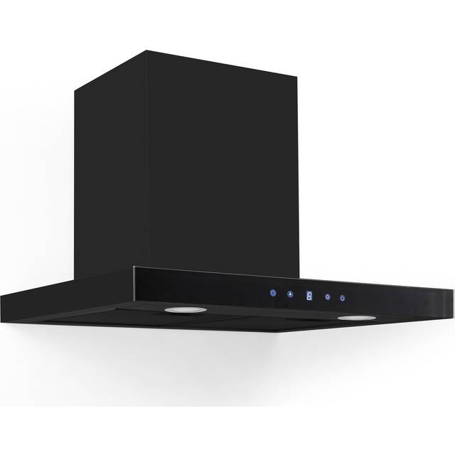 electriQ 60cm Touch Control Slimline Chimney Hood - Black