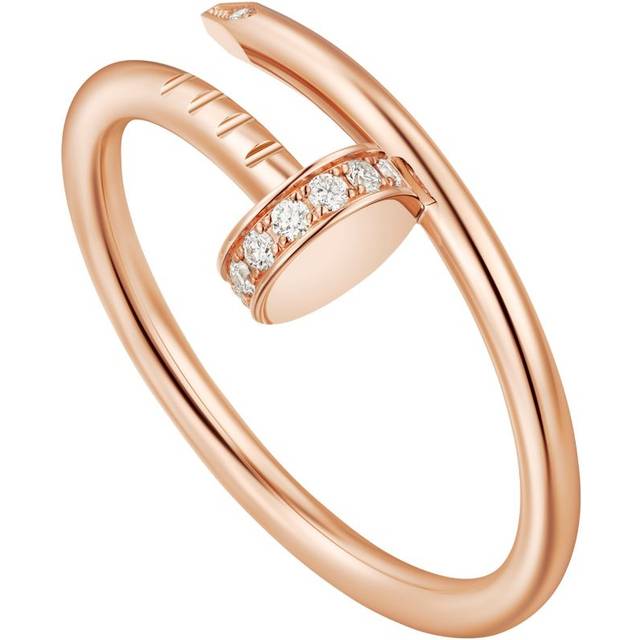 Cartier Rose Gold and Diamond Juste Un Clou Ring - 50