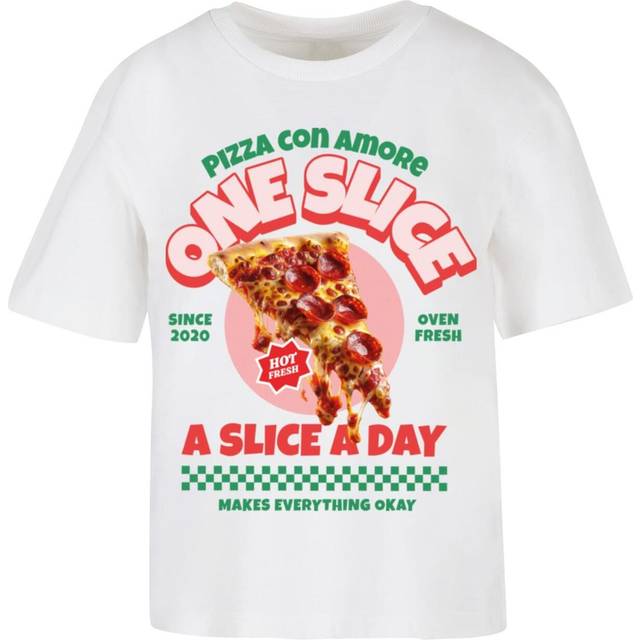 Miss Tee MT Pizza Con Amore Tee White / XL T-shirt