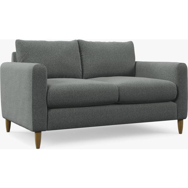 John Lewis Bailey II Small 2 Seater Sofa, Light Leg, Brushed Tweed Grey