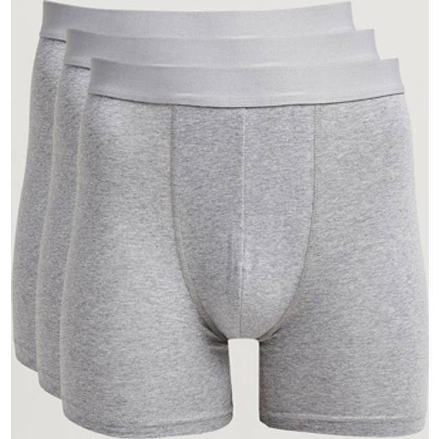 Bread and Boxers Brief Boxer Long Leg 3-pack - Grey - Large