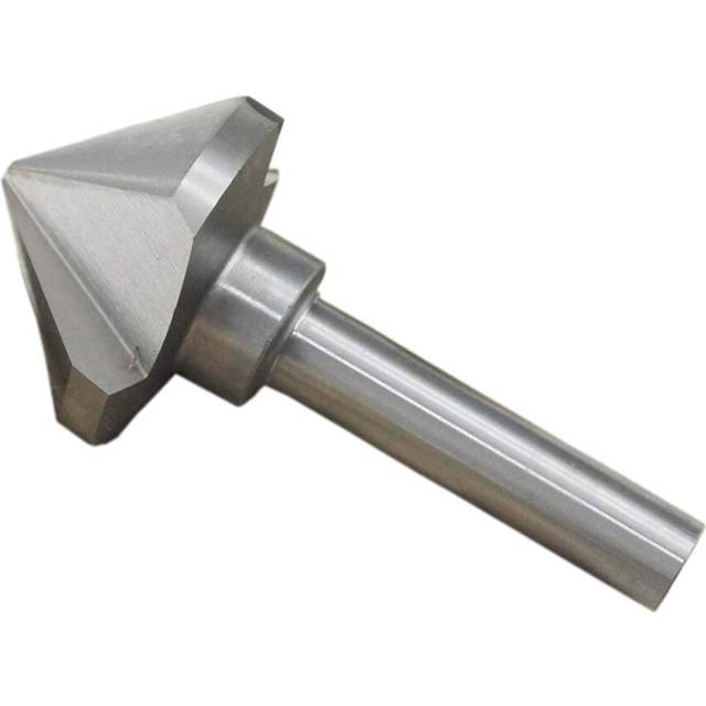 Countersink Drill Bit, KATSU HSS 6542 Countersink Drill Bit 90 Degrees 40mm 3 Flute Chamfer Cutter Drill Bit for Wood Steel Metal Machine Tools,