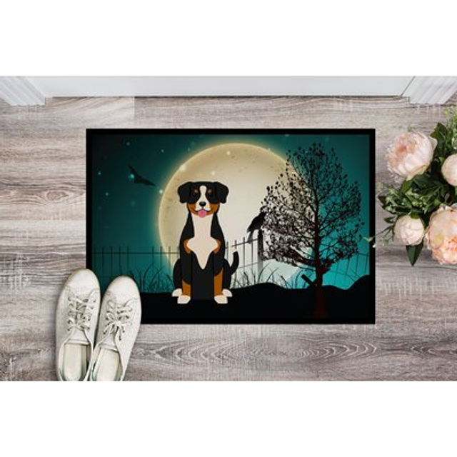 """""Caroline's Treasures Halloween Scary Entlebucher Indoor or Outdoor Mat 24x36 BB2228JMAT 24 x 36"""""""" Multicolor"""""