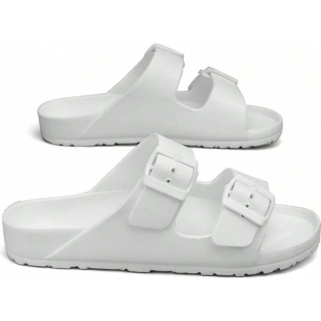 SHEIN Men&#39;s Waterproof Slip-On Sandals With Buckle Design, Non-Slip And Breathable, Plus Size