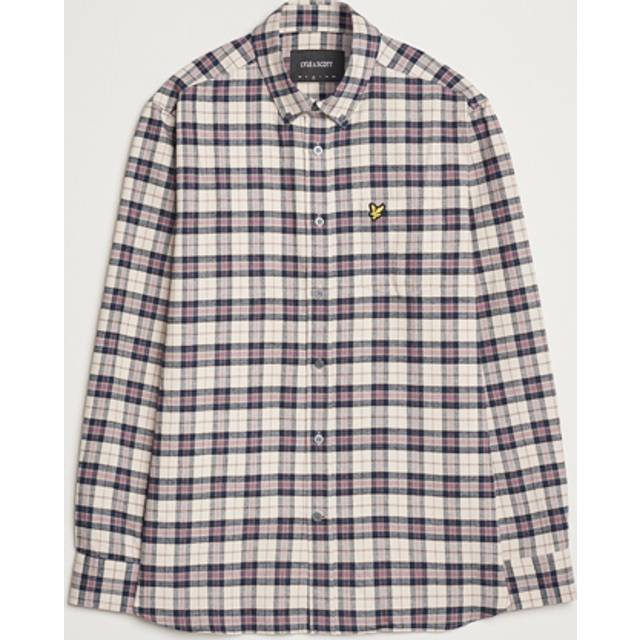 Lyle & Scott, Skjorta, Herr, M, LS Vävda Skjortor Rutig Flanellskjorta - multicolor (M)