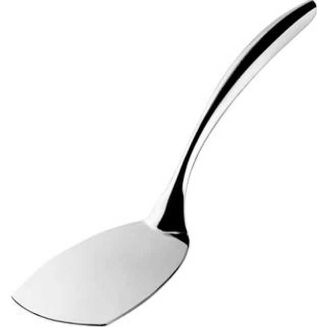 Cuisipro Tempo Solid Turner, 18/8 Stainless Steel, Spatula, For Cooking, Flipping, 14.75â, 37.5cm (37.5cm L)
