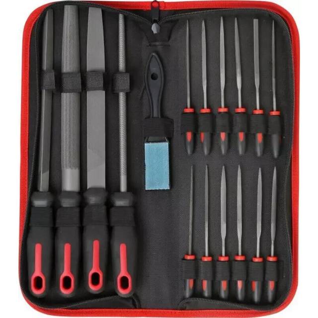 Neilsen 18pc Metal File & Needle Set Round Flat Triangular Half Round Square