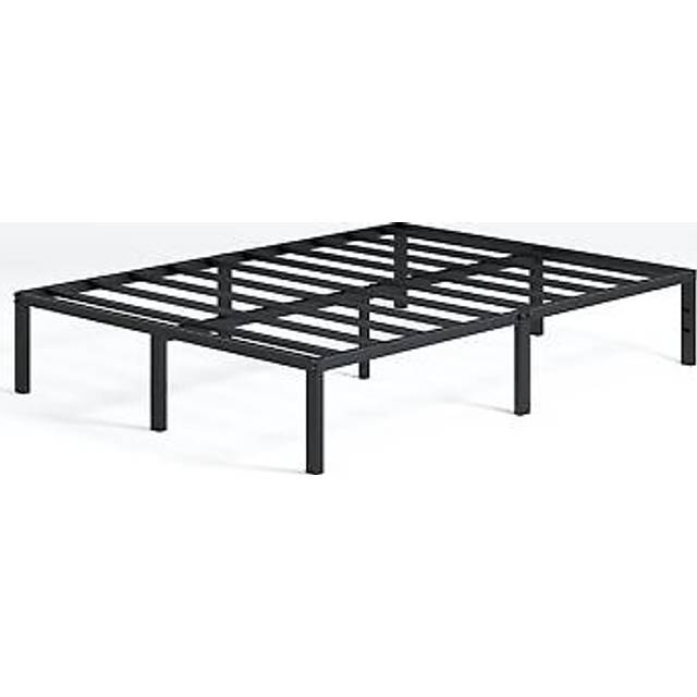 Zinus Yelena 35.5 cm Classic Metal Platform Bed Frame with Steel Slat Support / Mattress Foundation, Double