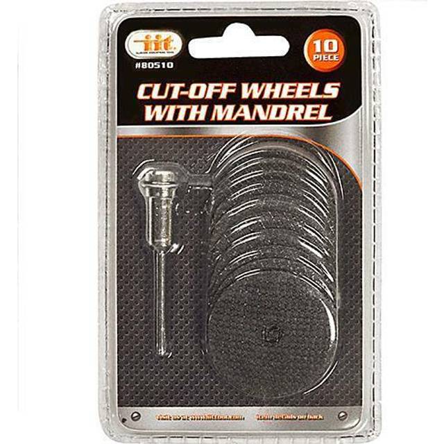 IIT 80510 Cut-Off Wheels with Mandrel  10-Piece