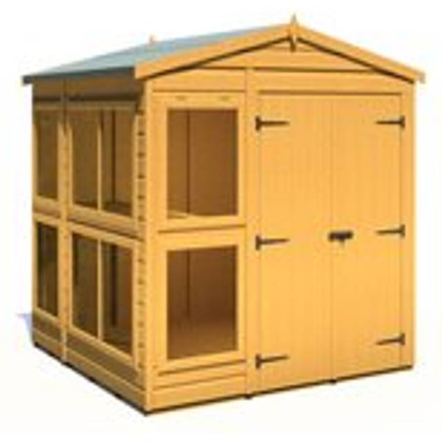 Shire Sun Hut Potting Shed 6x6 - Honey Brown