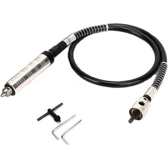 6mm Electric Grinder Extension Flexible Shaft with 0.3-4mm Key Chuck for Rotary Grinder Tool