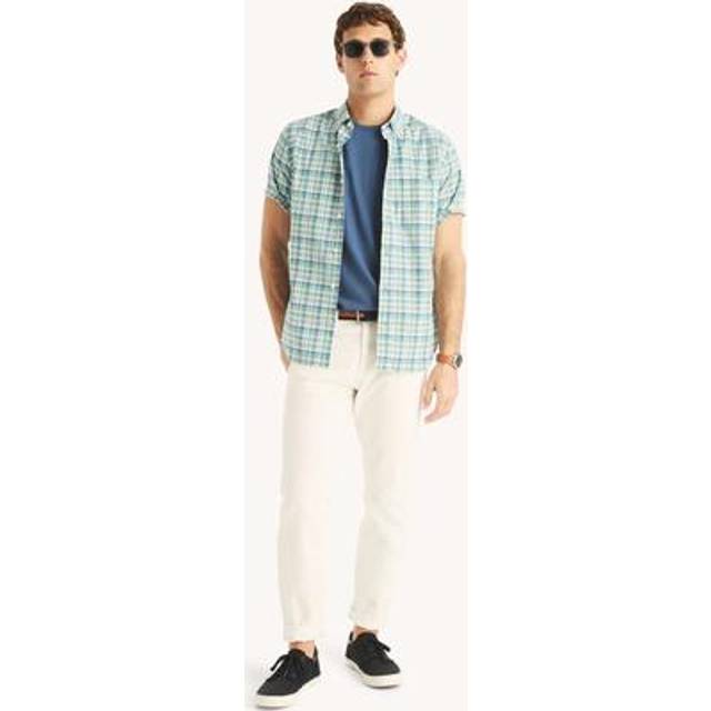 Plaid Short-Sleeve Shirt