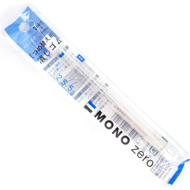 Tombow MONO Zero Pen-Style Eraser Refill Square Tip 5pack 10refills