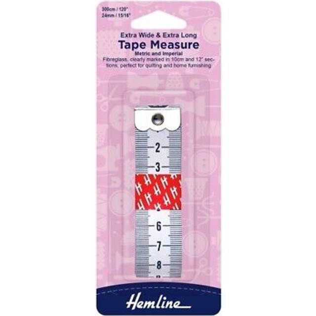 Hemline 30m extra wide & extra long tape measure - each
