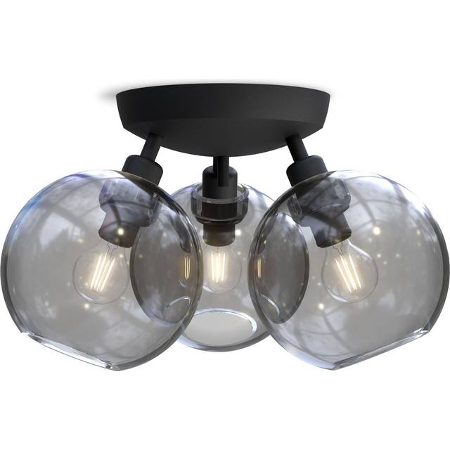 Belid - Gloria Plafond 330 Mm / Rökt - Svart