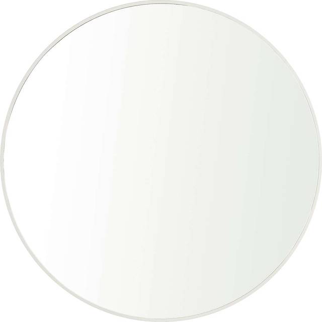 Essentials Round Wall Mirror - White