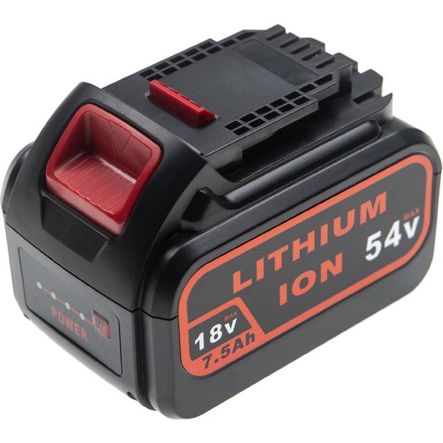 Battery compatible with DeWalt DCH273NT, DCH283P2, DCH323T2, DCH333X2, DCH334X2 Electric Power Tools (7500 mAh, Li-Ion, 18 v / 54 v) - Vhbw